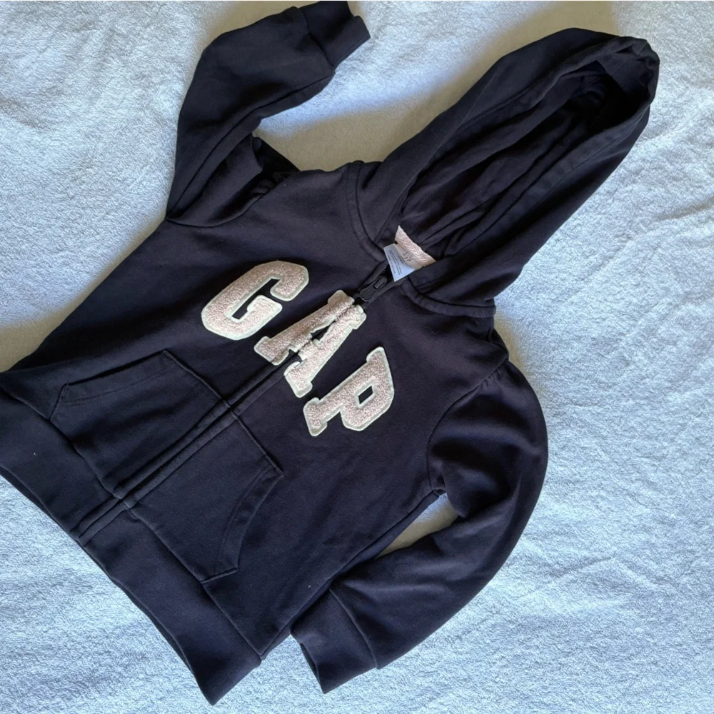 GAP Navy Toddler Hoodie with Logo